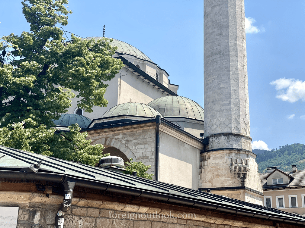 Sarajevo's mosque domes