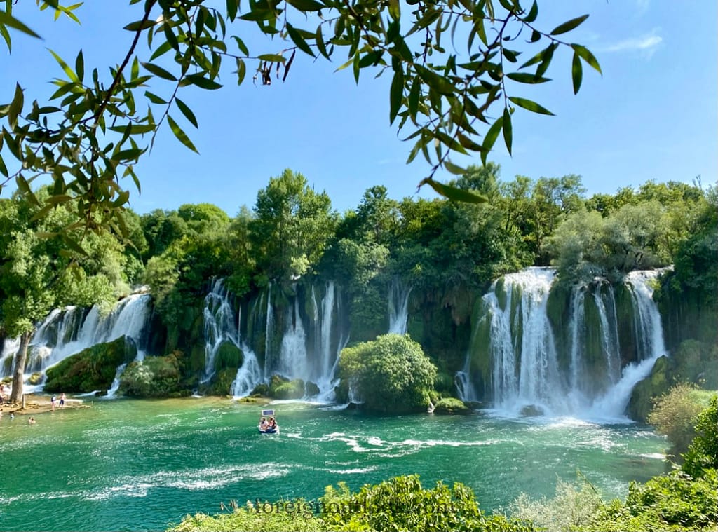 Kravice waterfalls in Mostar
