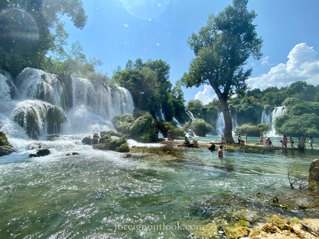 Nature around Kravice Waterfalls