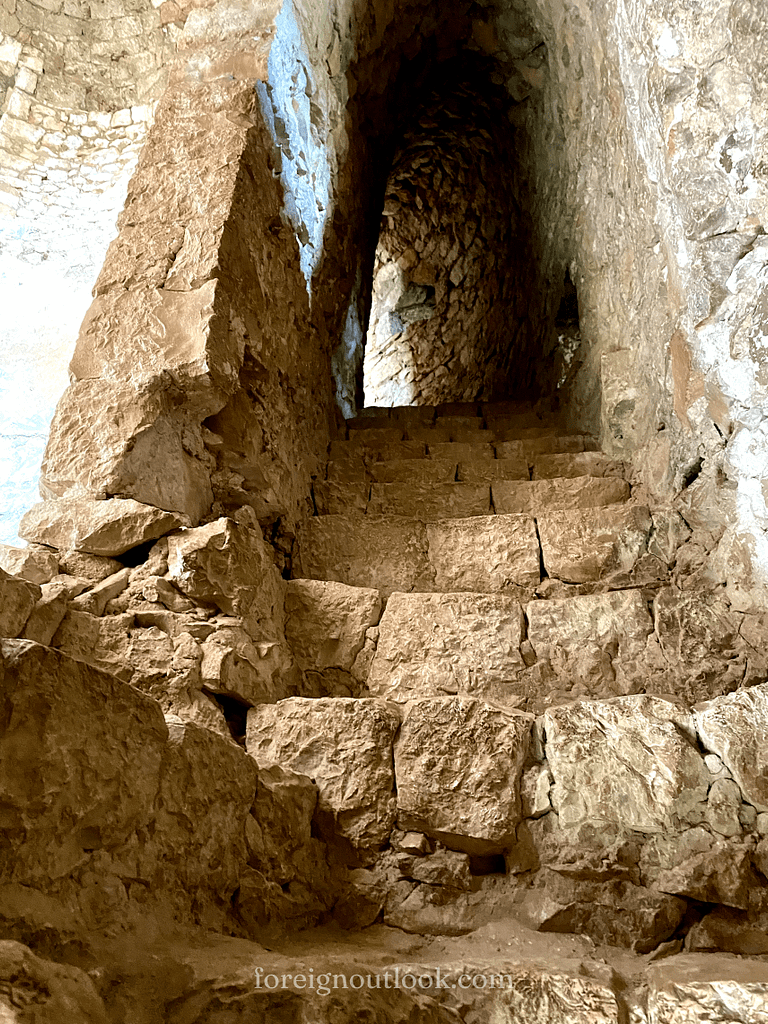 Remnants of the Počitelj Citadel stairs